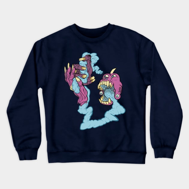 pazuzu Crewneck Sweatshirt by tinbott